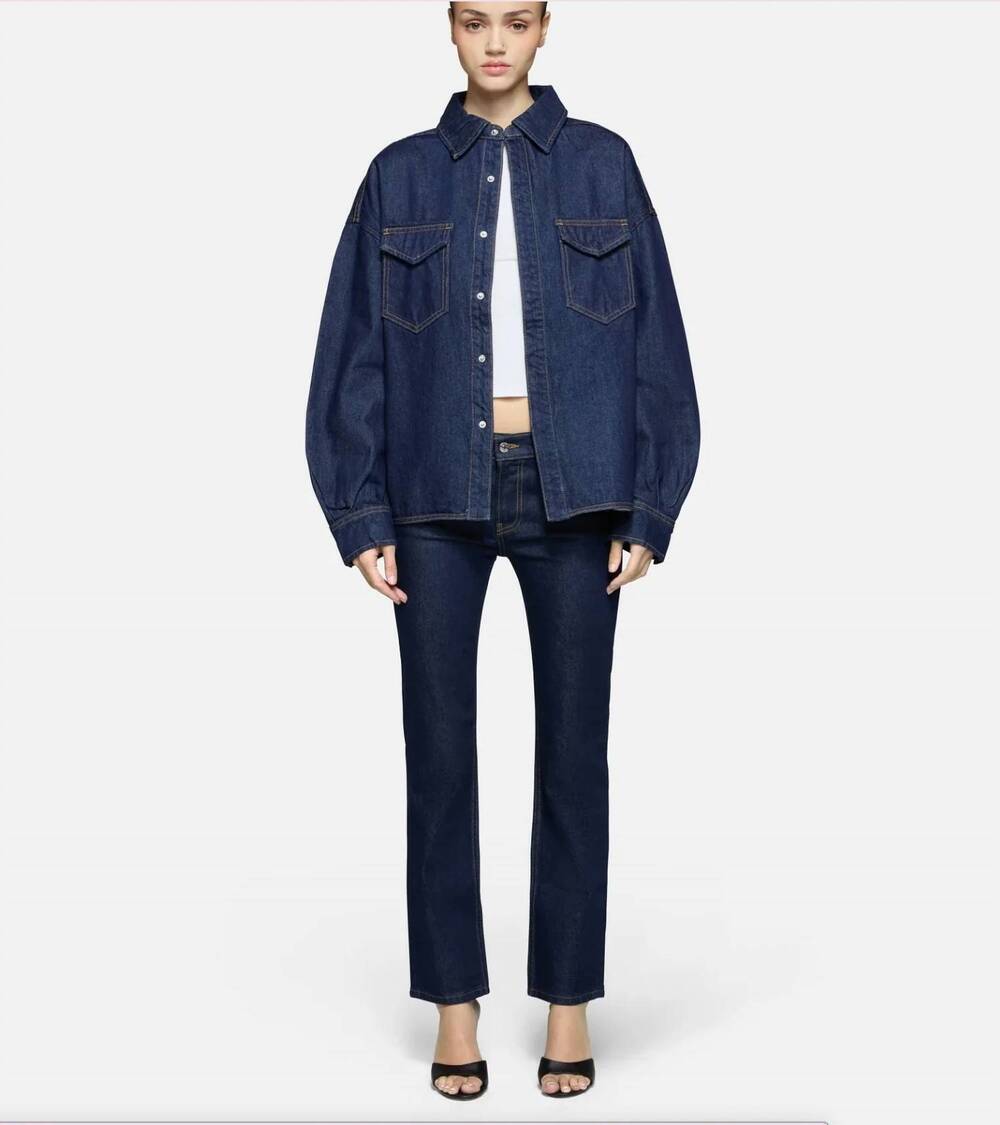 NEW EB DENIM lola slim cigarette jean in havanna night